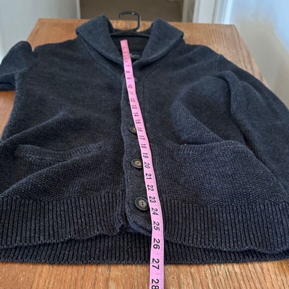 American Eagle Cardigan Sweater Mens XS Pockets Lapel Chunky Grandpa Preppy Fall - Picture 11 of 11